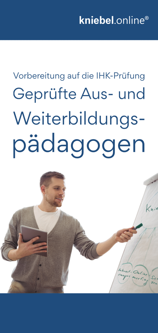 Flyer Aus- und Weiterbildungspädagogen online