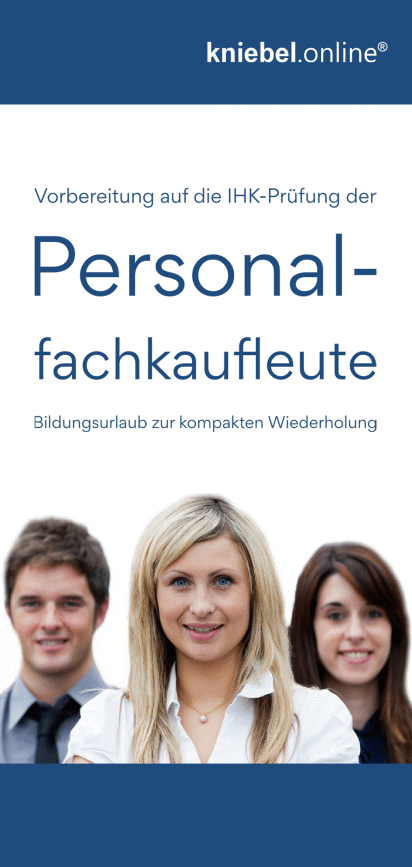 Flyer Personalfachkaufleute kompakt Onlinekurs